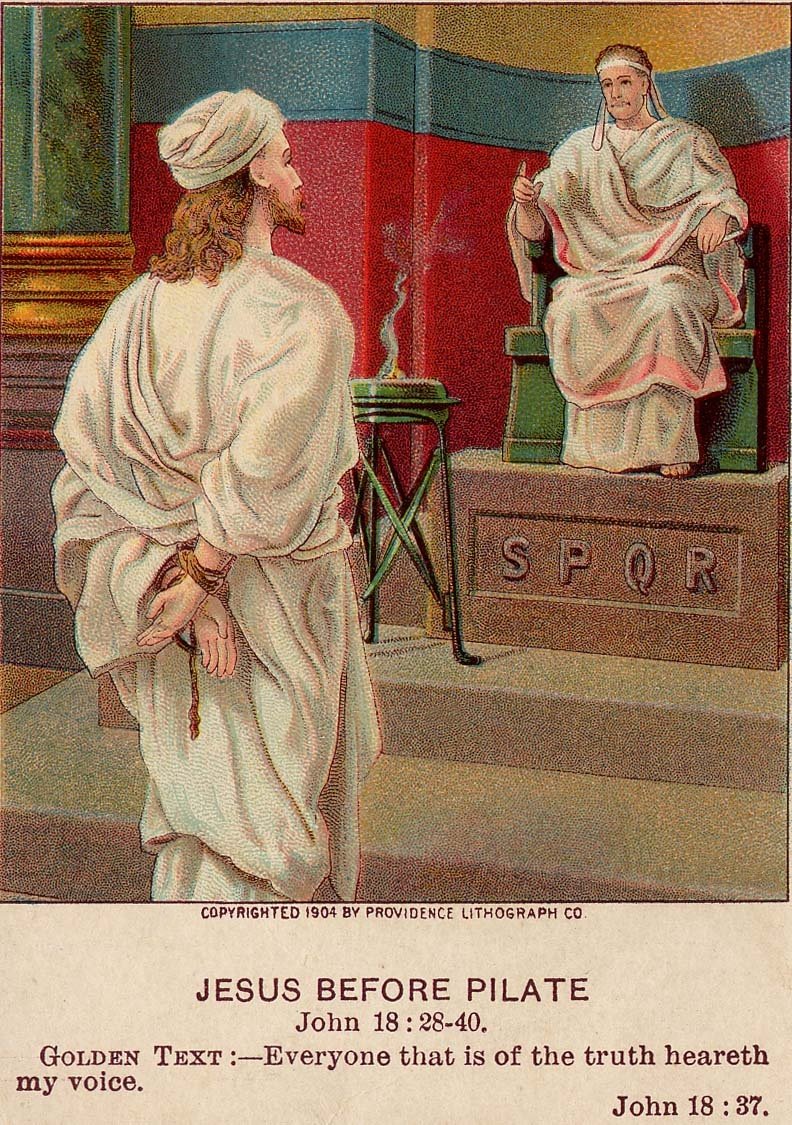 clipart jesus before pilate - photo #33