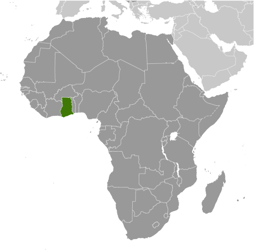 map of ghana west africa. Ghana locator map.gif