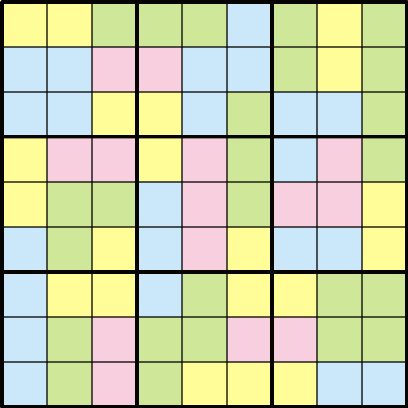 color sudoku board game printable